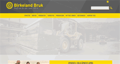 Desktop Screenshot of birkelandbruk.no